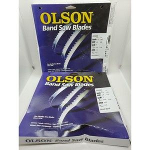 Lot of (2) Olson 2033298 56-1/8" X 1/4" X 14TPI Band Saw Blade